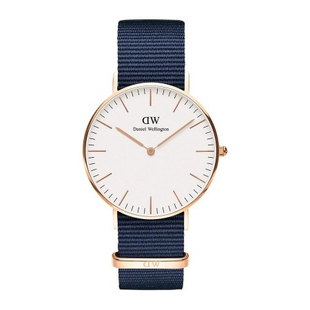 Daniel Wellington Bayswater 36mm rosè white watch