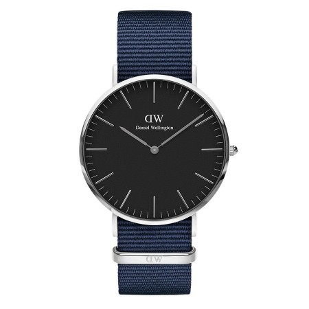 Daniel Wellington Bayswater Uhr 40mm silber schwarz