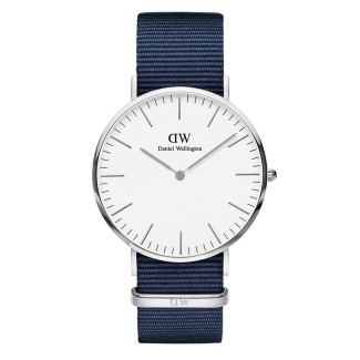 Orologio Daniel Wellington Bayswater 40mm silver white