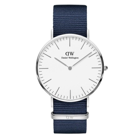 Daniel Wellington Bayswater Uhr 40mm silberweiß