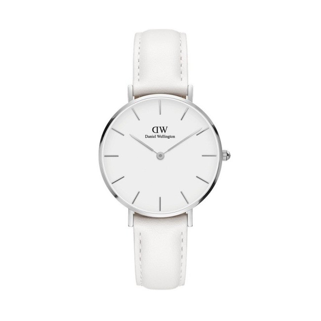 Daniel Wellington Bondi 32mm silberne weiße Uhr