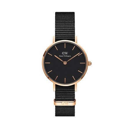 Sehen Sie Daniel Wellington Cornwall 28mm rosè schwarz