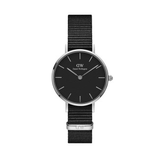 Daniel Wellington Cornwall 28mm silver black watch