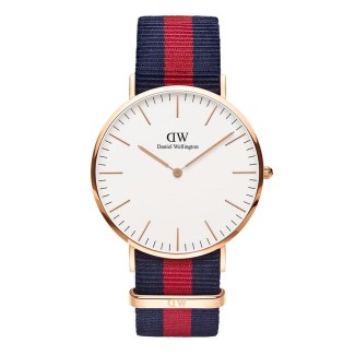 Daniel Wellington Oxford 40mm rosè weiße Uhr