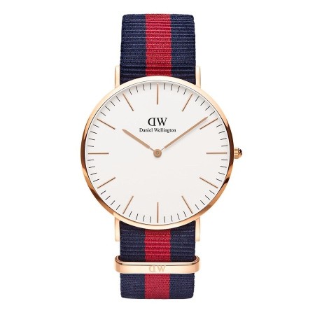 Daniel Wellington Oxford 40mm rosè weiße Uhr