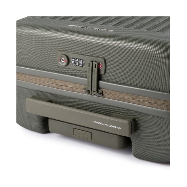 Trolley Piquadro small green BV4425SK / VE