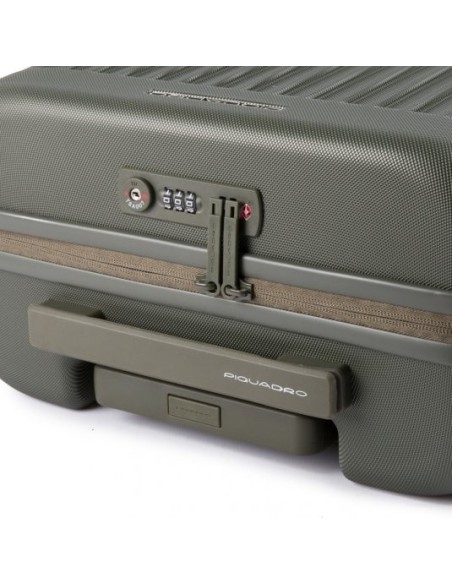 Trolley Piquadro small green BV4425SK / VE