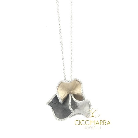 Annamaria Cammilli Sultana pendant in gold and diamonds GPE1813