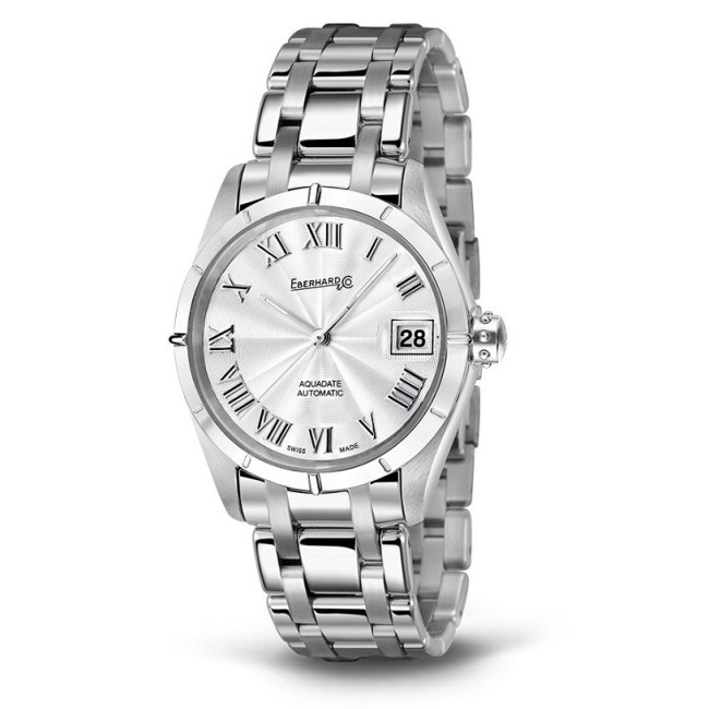 Eberhard Aquadate watch Automatic Silber-41127.S.CA7