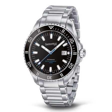 Eberhard Scafograf Herrenuhr blau hand 41.034,2