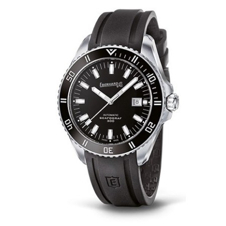 Eberhard Scafofraf men's watch black dial -41034CU