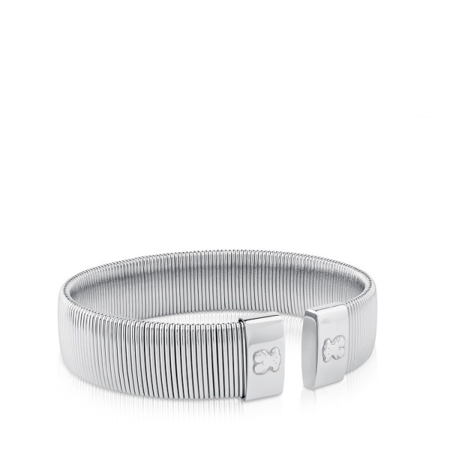 Tous Bulevard Armband Edelstahl Silber Armreif - 512661500