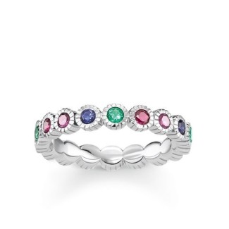Ring Veretta Thomas Sabo Royalty natürliche multicolor Steine