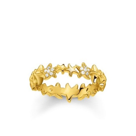 Anello verettta Thomas Sabo Stelle di mare con zirconi bianchi