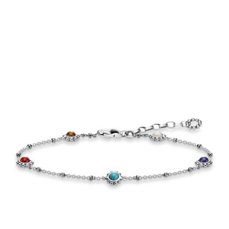Dünne Kette Armband und Steine Thomas Sabo Ethnic Multicolor