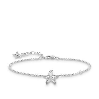 Bracciale Thomas Sabo Stella di mare argento e zircone bianco