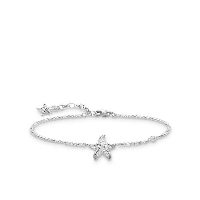 Armband Thomas Sabo Silver Seestern und weißer Zirkon