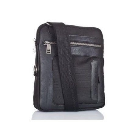 Flache Tasche mit abnehmbaren Handy Etui-Leder und Stoff CA1358FR/N