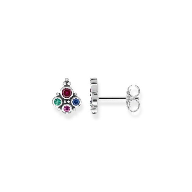 Thomas Sabo Earrings Royalty multicolor ethnic stones