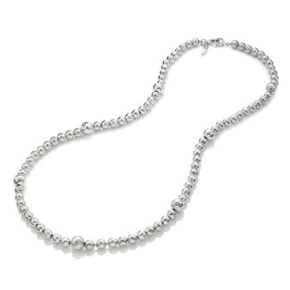 Giovanni Raspini Super Bowl necklace with hammered spheres