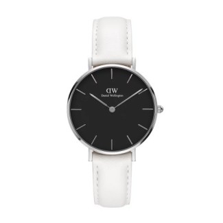 Daniel Wellington Klassiker Petite Bondi 32mm schwarzes Zifferblatt Silber