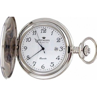 Orologio Pryngeps quartz da tasca in acciaio - T079