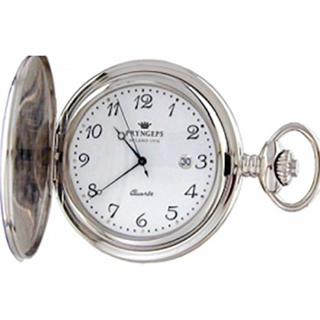 Orologio Pryngeps quartz da tasca in acciaio - T079