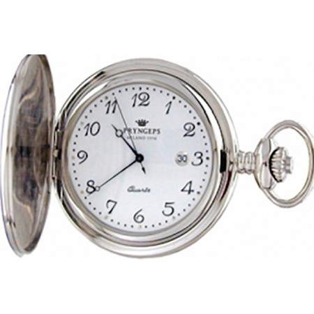 Orologio Pryngeps quartz da tasca in acciaio - T079