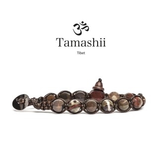 Tamashii Armband Green Jasper eine Runde - BHS900 -187