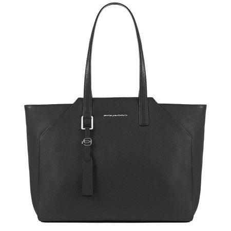 Shopping bag Piquadro Muse grande nera BD4323MU/N