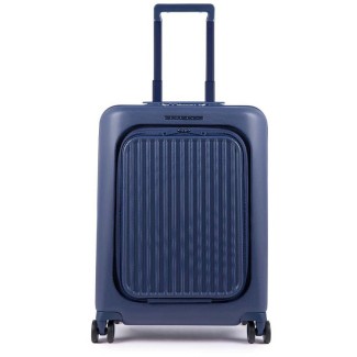 Trolley Piquadro small blue Seeker BV4426SK / BLU
