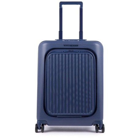 Trolley Piquadro piccolo blu Seeker BV4426SK/BLU