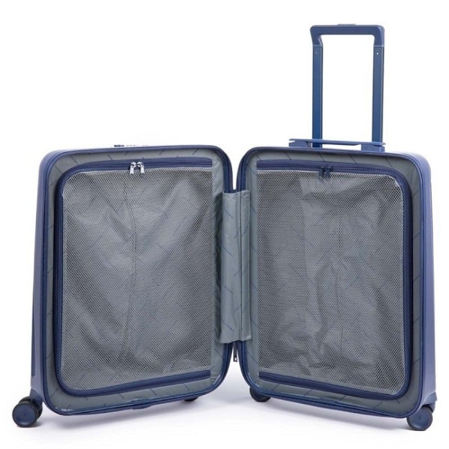 Trolley Piquadro piccolo blu Seeker BV4425SK/BLU