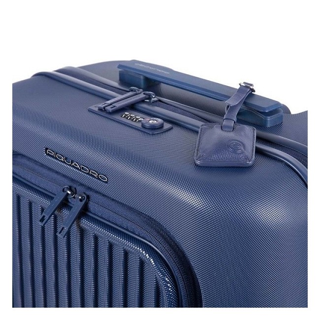 Trolley Piquadro small blue Seeker BV4426SK / BLU