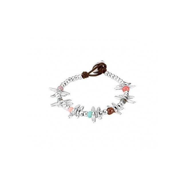 Armband Uno de50 Any Time Libellen mit farbigen Steinen