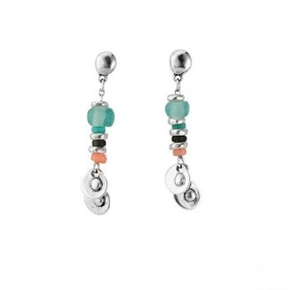 One de50 Earrings Cosquillas colored stones - PEN0581MCLMTL0U