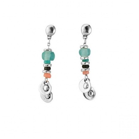 One de50 Earrings Cosquillas colored stones - PEN0581MCLMTL0U