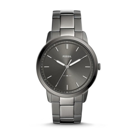 Fossil man's watch The Minimalist smoked gray luminova - FS5459