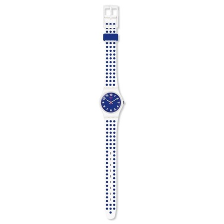 Swatch Uhr Original Lady Bluedots Polka Dot blau - LW159