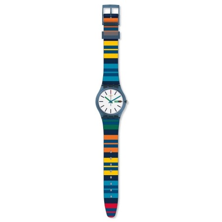 Swatch Watch Original Gent Color Crossing farbige Streifen - GN724