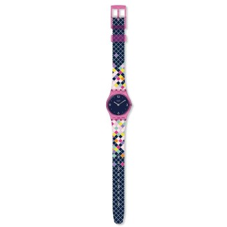 Swatch women's watch Originals Lady Sqarolor rhombus - LP153