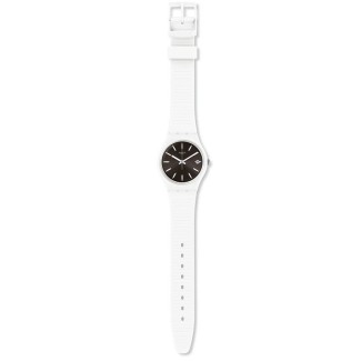 Orologio Swatch Originals Gent Anti Slip bianco nero - GW410