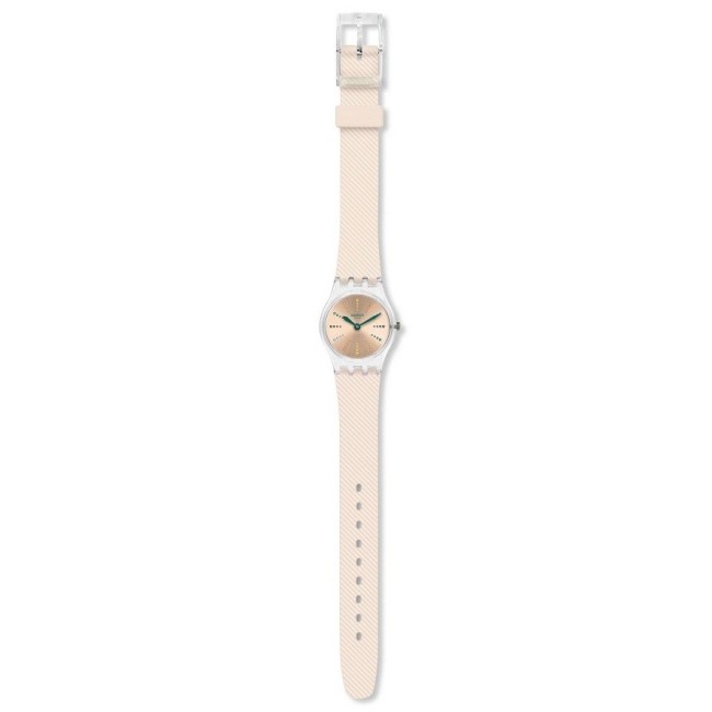Orologio Swatch donna Originals Lady Quadretten cipria e gold- LK372