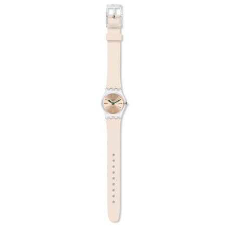 Women's Swatch Watch Originals Lady Quadretten powder and gold- LK372