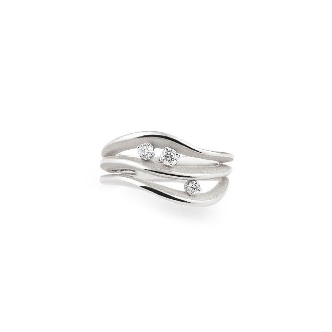Annamaria Cammilli Luxor ring in white gold - GAN2632W
