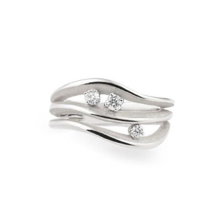 Annamaria Cammilli Luxor ring in white gold - GAN2632W