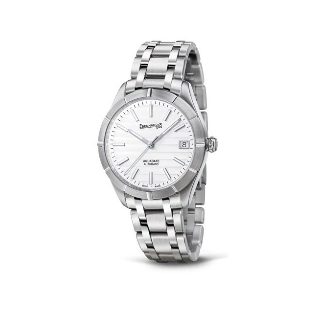 Uhr Eberhard Aquadate Grande Taille weiß 41041CA