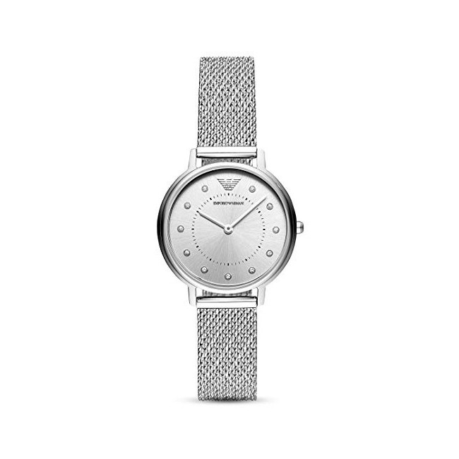 Armani Uhr Damenindizes mit Kristallen AR11128