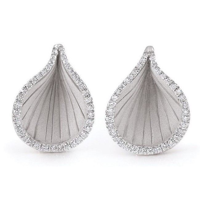 Earrings Annamaria Cammilli Gold drop and diamonds GAN2005W