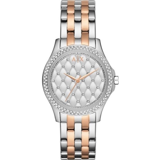 Damen Armani Exchange Lady Hampton zweifarbige Uhr